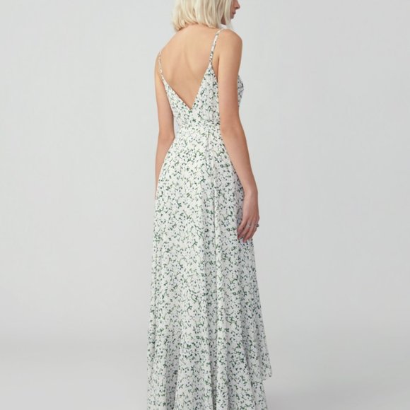 Ruffle Skirt Wrap Dress (Fame & Partners, Size 6) - Picture 4 of 9